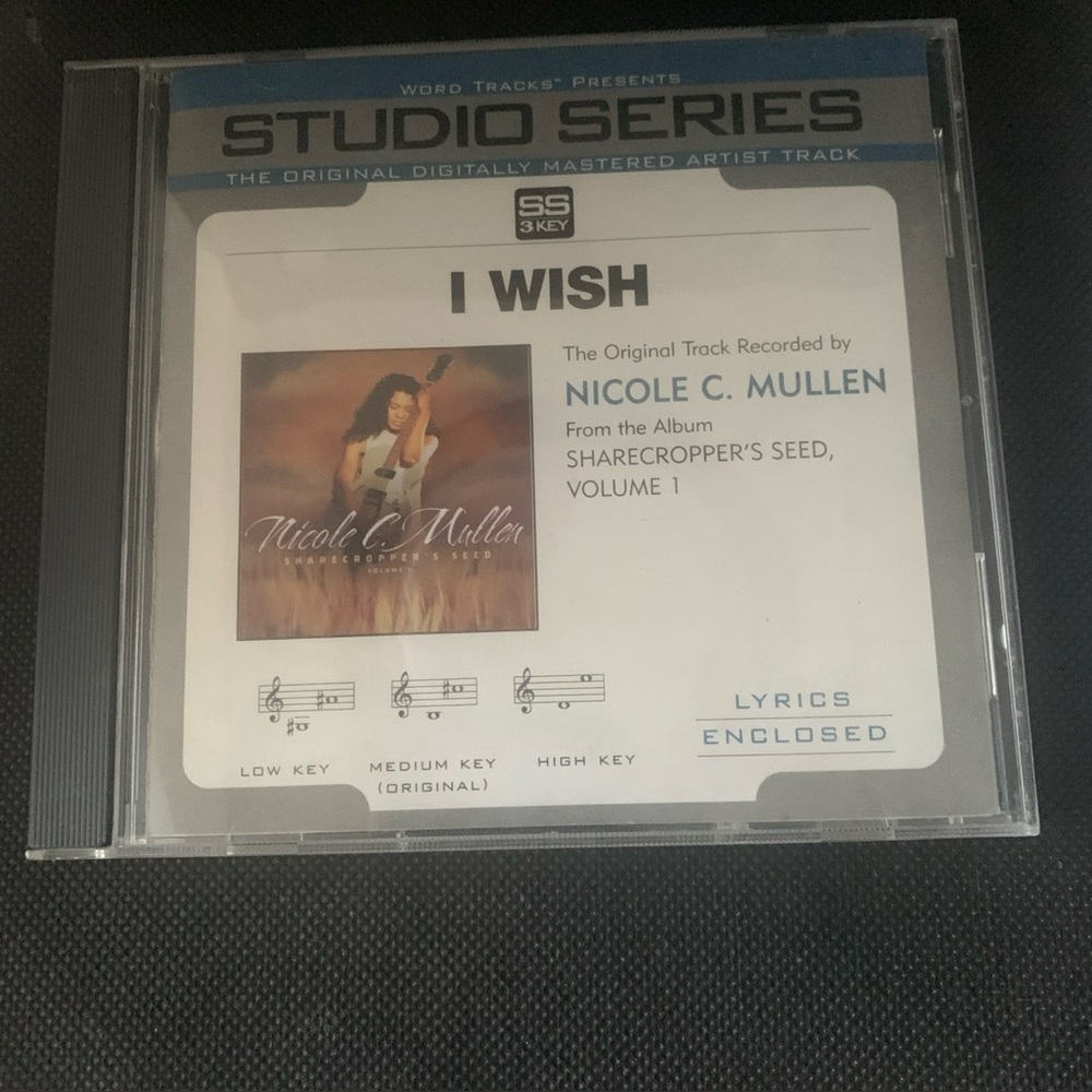 Pre Owned Music CD Studio Series Nicole C Mullen I WIsh Sharecropper's Seed